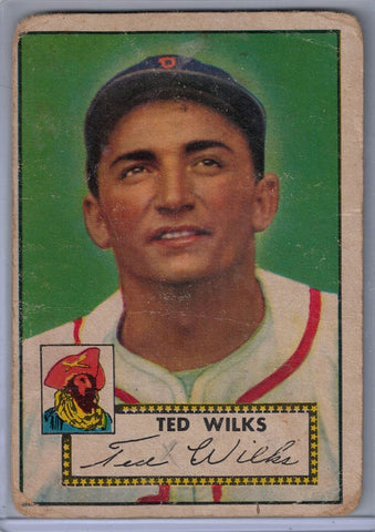 1952 Topps Baseball #109 Ted Wilks B $6.00