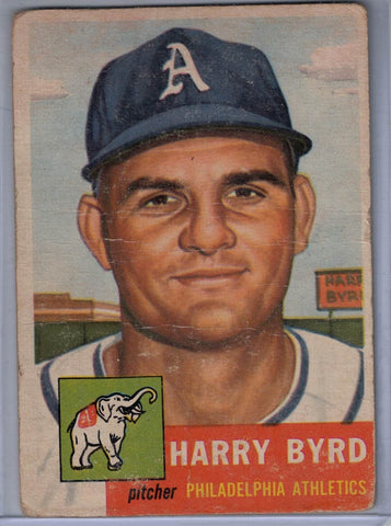 1953 Topps #131 Harry Byrd $2.00