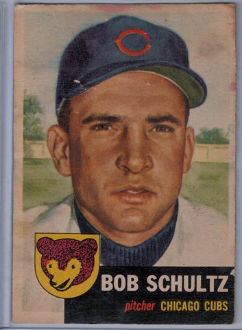 1953 Topps #144 Bob Schultz $3.00