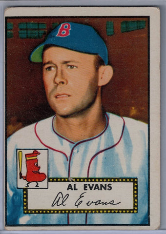1952 Topps Baseball #152 Al Evans B $10.00