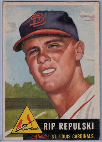 1953 Topps #172 Rip Repulski D $8.00
