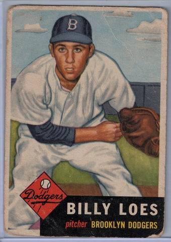 1953 Topps #174 Billy Loes B $7.00