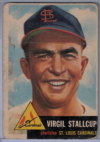 1953 Topps #180 Virgil Stallcup A $3.00