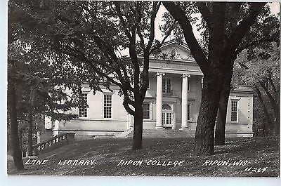 Vintage Postcard of The Library, Ripon College, Ripon, WI $10.00