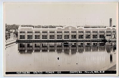 Vintage Postcard of Northern States Power Co. Chippewa Falls, WI $10.00