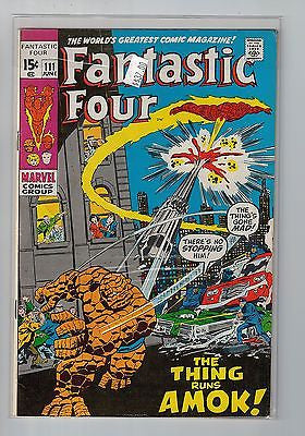 Fantastic Four Issue # 111 Marvel Comics $37.00