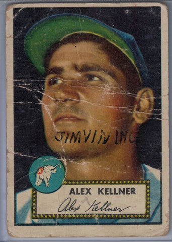 1952 Topps Baseball #201 Alex Kellner $5.00