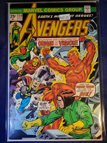 Avengers Issue # 134 Marvel Comics $37.00