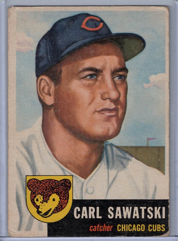 1953 Topps #202 Carl Sawatski B $8.00