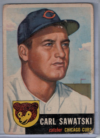 1953 Topps #202 Carl Sawatski D $6.00