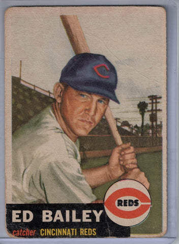 1953 Topps #206 Ed Bailey B $5.00