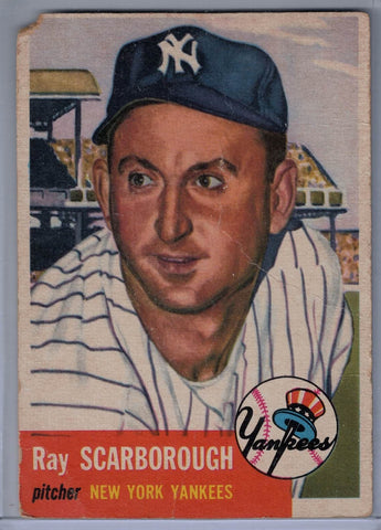 1953 Topps #213 Ray Scarborough B $4.00