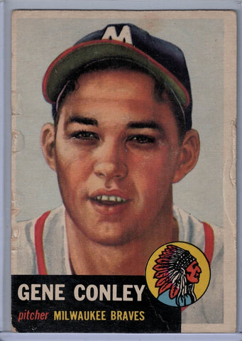 1953 Topps #215 Gene Conley B $5.00