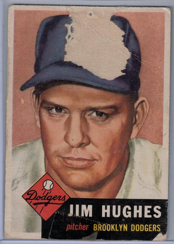 1953 Topps #216 Jim Hughes B $1.50