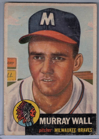 1953 Topps #217 Murray Wall B $7.00