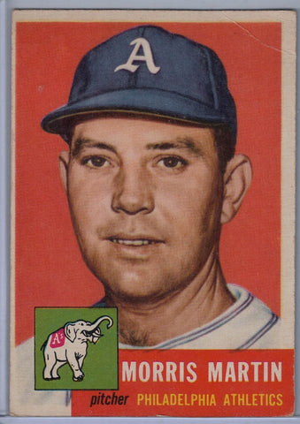 1953 Topps #227 Morris Martin B $25.00