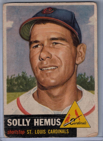 1953 Topps #231 Solly Hemus A $17.00