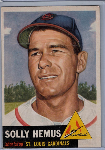 1953 Topps #231 Solly Hemus C $20.00