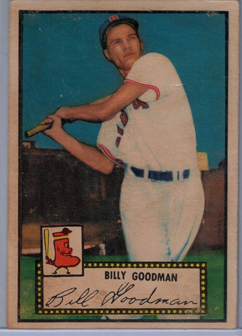 1952 Topps Baseball # 23 Billy Goodman Red Back $12.00