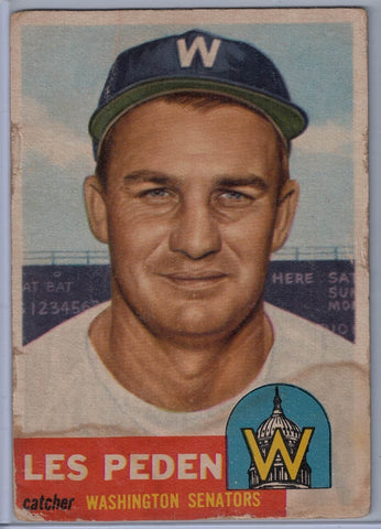 1953 Topps #256 Les Peden $15.00