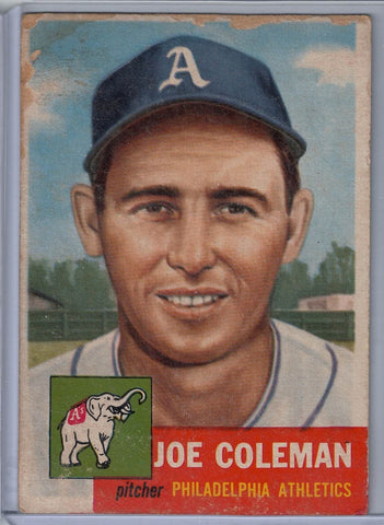 1953 Topps #279 Joe Coleman $10.00