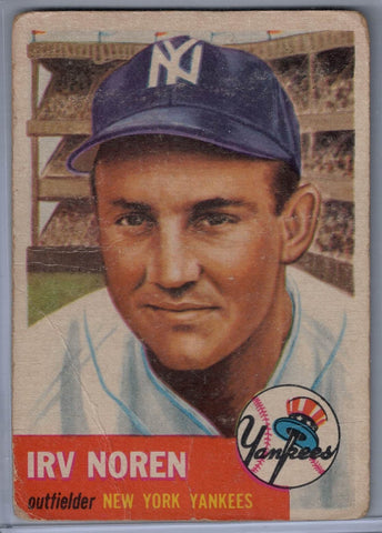 1953 Topps # 35 Irv Noren $3.00