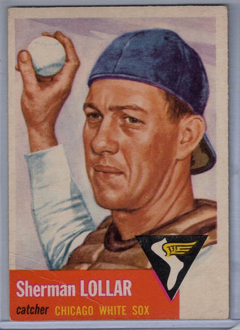1953 Topps # 53 Sherm Lollar C $4.00