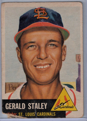 1953 Topps # 56 Gerald Staley B $2.00