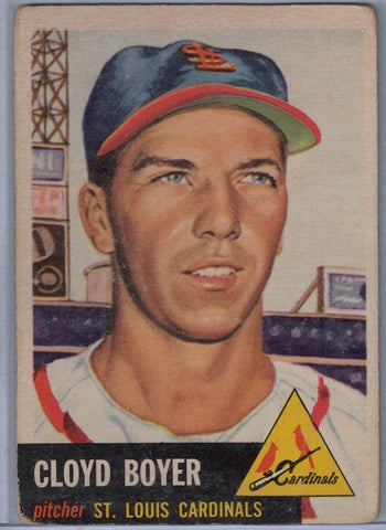 1953 Topps # 60 Cloyd Boyer A $3.00