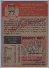 1953 Topps # 72 Fred Hutchinson A $3.00