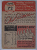 1953 Topps # 72 Fred Hutchinson C $2.00