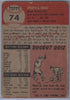 1953 Topps # 74 Joe Rossi $4.00
