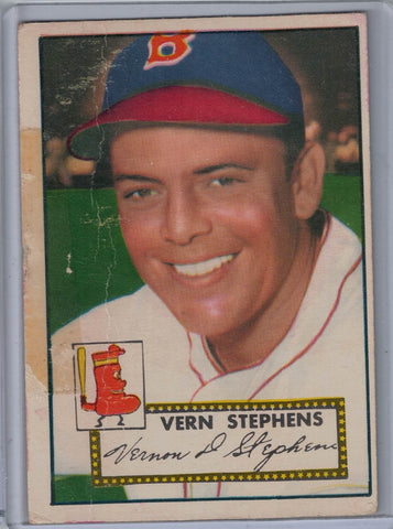 1952 Topps Baseball # 84 Vern Stephens B $6.00