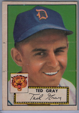 1952 Topps Baseball # 86 Ted Gray $10.00