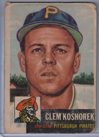 1953 Topps #  8 Clem Koshorek A $5.00
