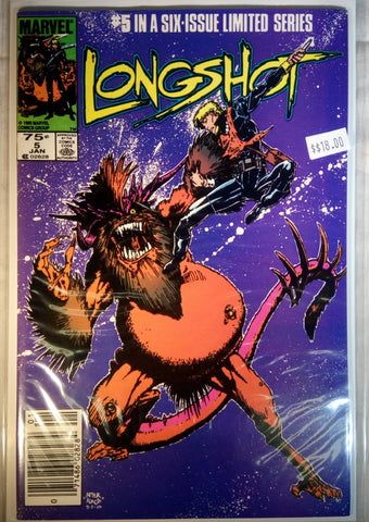 Longshot Issue # 5 Marvel Comics $18.00