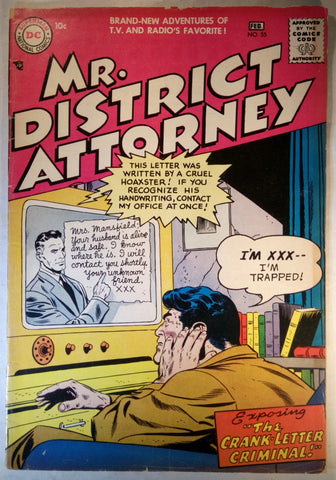 Mr. District Attorney Issue # 55 DC Comics $36.00