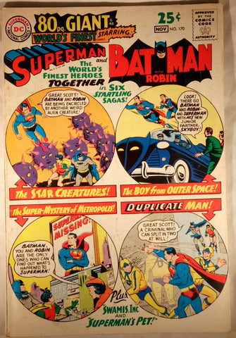 World's Finest Comics Issue # 170 DC Comics $24.00