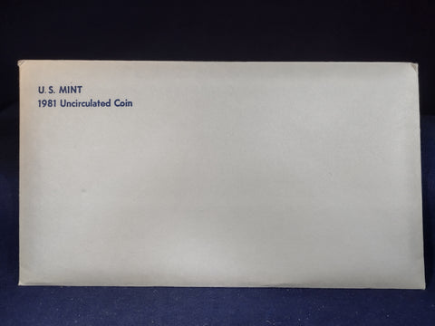 1981 U.S. Mint Set - $10.00