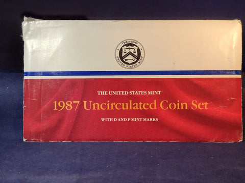 1987 U.S. Mint Set - $10.00