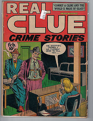 Real Clue Crime Stories Vol. 2 #12 [24] (Feb 1948) Hillman $28.00