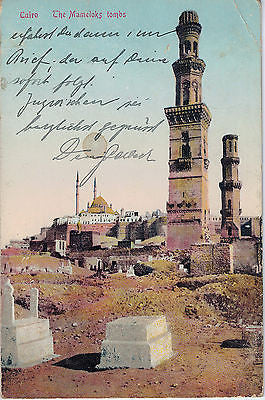 Vintage Postcard of The Mameloks Tombs, Cairo Egypt $10.00