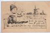 1913 Postcard of Dutch Children $20.00