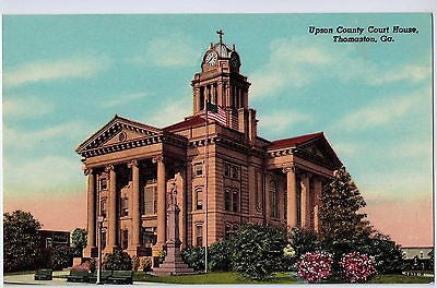 Vintage Postcard of Upson County Court House, Thomaston, GA $10.00