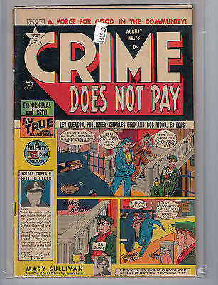 Crime Does Not Pay Issue # 78 (Aug 1949, Lev Gleason) $45.00