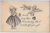 1913 Postcard of Dutch Children $20.00