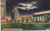Vintage Postcard of Civic Center at Night, St. Louis, Missouri $10.00