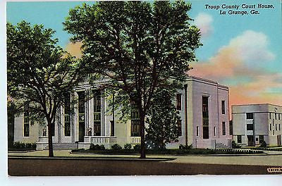 Vintage Postcard of Troup County Court House, La Grange, GA $10.00