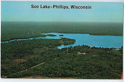 Vintage Postcard of Soo Lake-Phillips, WI $10.00