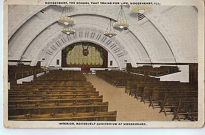 Vintage Postcard of The Interior, Roosevelt Auditorium, Mooseheart, IL $10.00